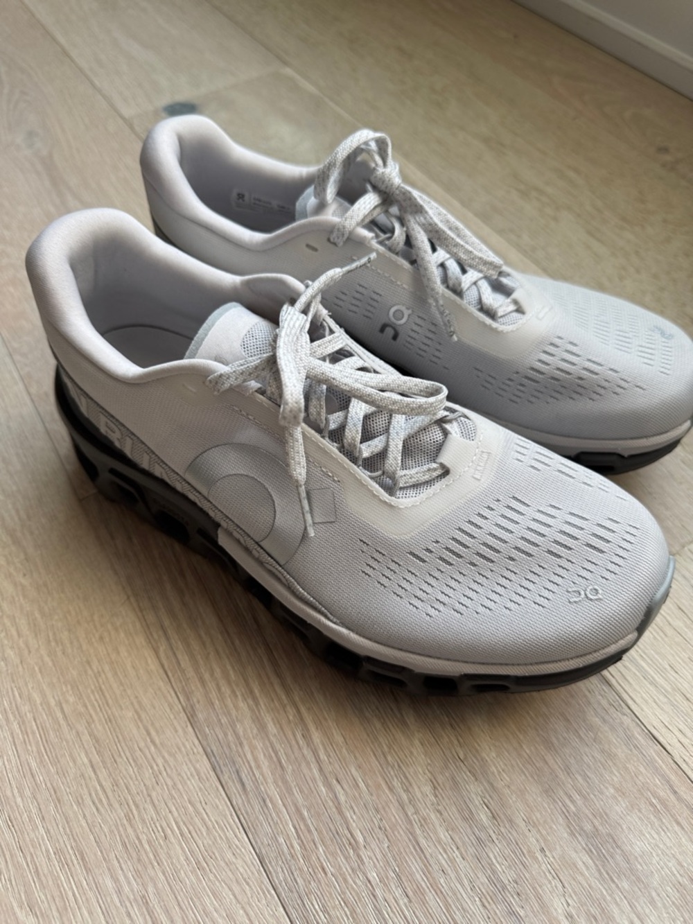 On Running Cloudmonster White Running Shoes